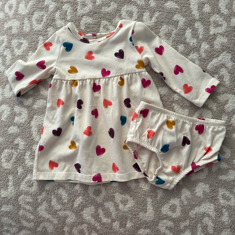 Wonder Nation Baby Outfit with Heart Design